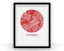 Load image into Gallery viewer, Ottawa Map Print - City Map Poster