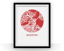 Charger l'image dans la galerie, Boston Map Print - City Map Poster
