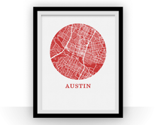 Charger l'image dans la galerie, Austin Map Print - City Map Poster