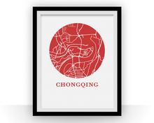 Charger l'image dans la galerie, Chongqing Map Print - City Map Poster