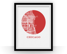 Charger l'image dans la galerie, Chicago Map Print - City Map Poster