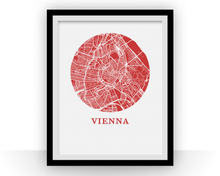Load image into Gallery viewer, Vienna Map Print - City Map Poster