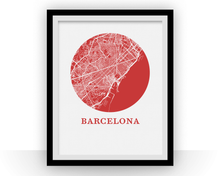 Charger l'image dans la galerie, Barcelona Map Print - City Map Poster