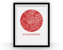 Charger l'image dans la galerie, Guangzhou Map Print - City Map Poster