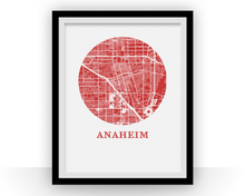 Charger l'image dans la galerie, Anaheim Map Print - City Map Poster