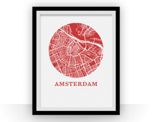 Load image into Gallery viewer, Amsterdam Map Print - City Map Poster