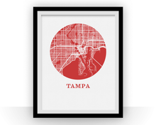 Load image into Gallery viewer, Tampa Map Print - City Map Poster