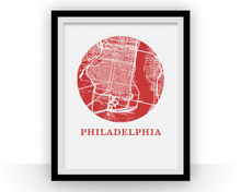 Load image into Gallery viewer, Philadelphia Map Print - City Map Poster