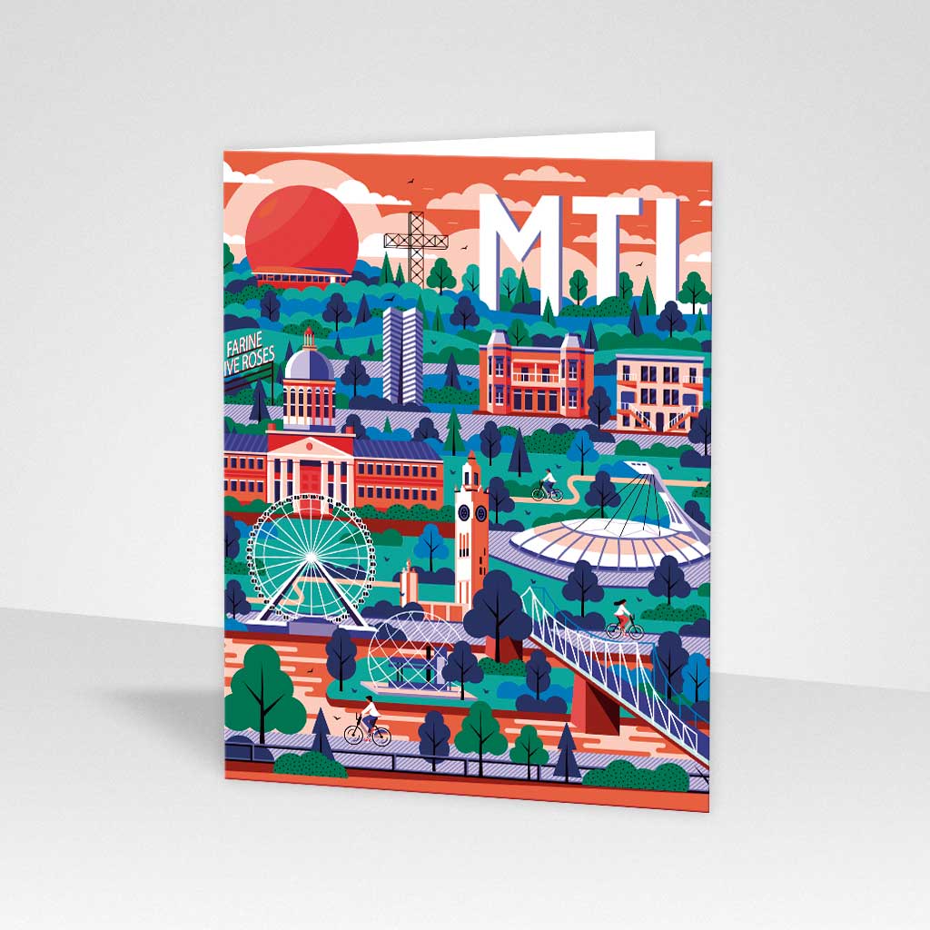 Carte de souhaits Horizon Montréal