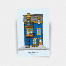 Charger l&#39;image dans la galerie, Carte postale - Façade de la rue Drolet - Montréal
