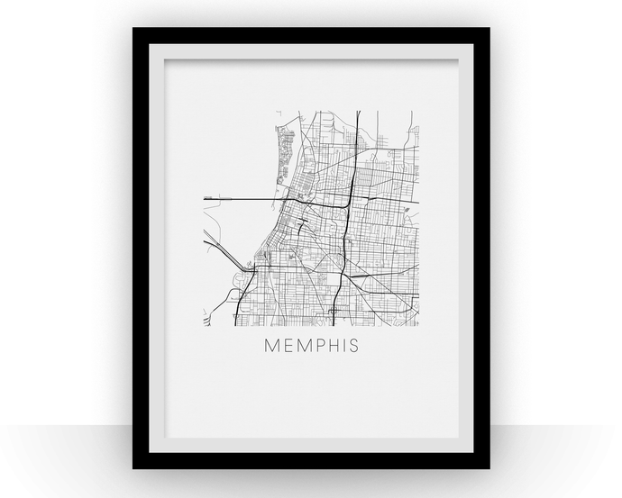 Memphis Map Print