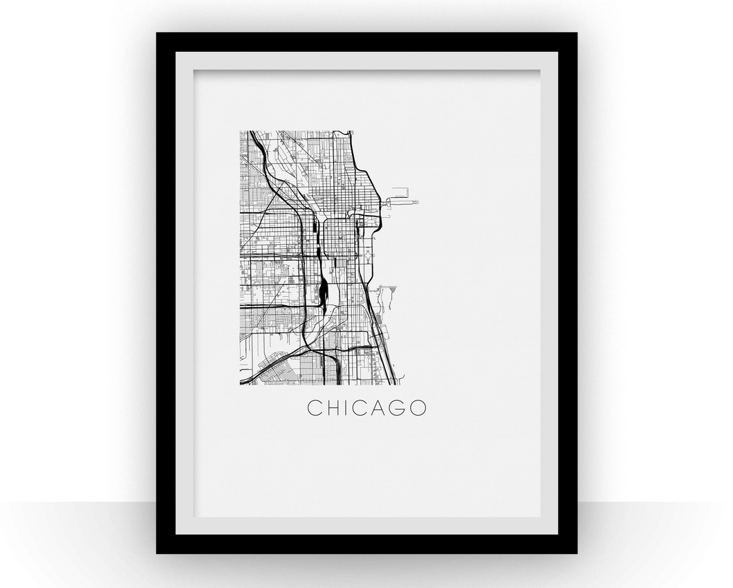 Chicago Map Print