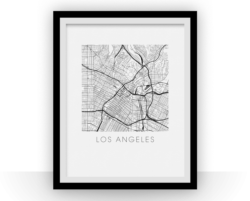 Los Angeles Map Print