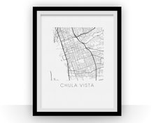 Charger l&#39;image dans la galerie, Chula Vista Map Print
