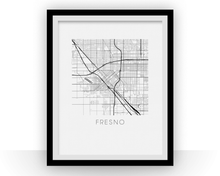 Charger l&#39;image dans la galerie, Fresno Map Print
