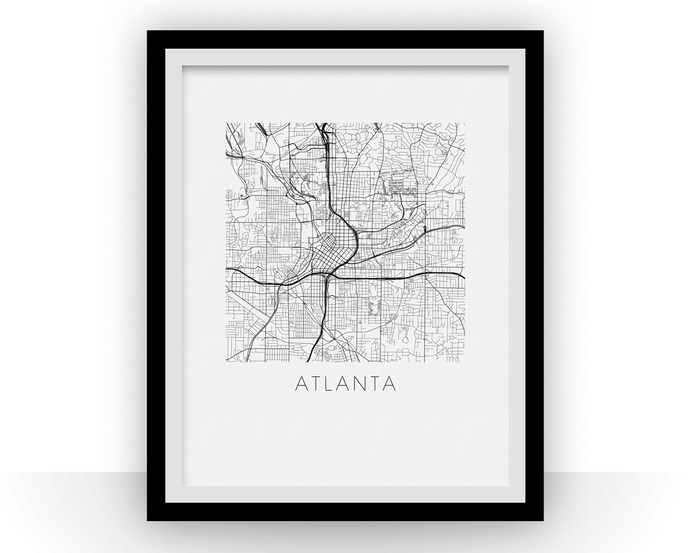 Atlanta Map Print