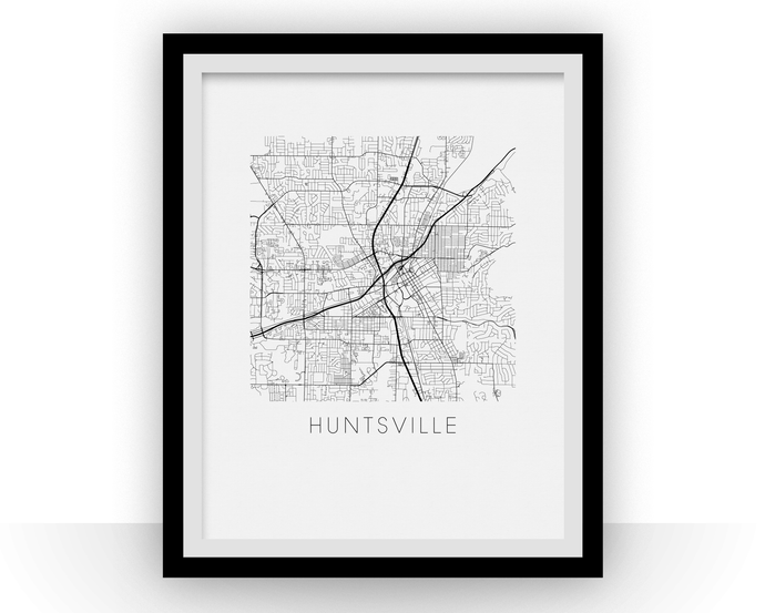 Huntsville Map Print