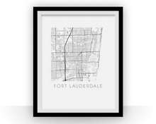 Charger l&#39;image dans la galerie, Fort Lautherdale Map Print
