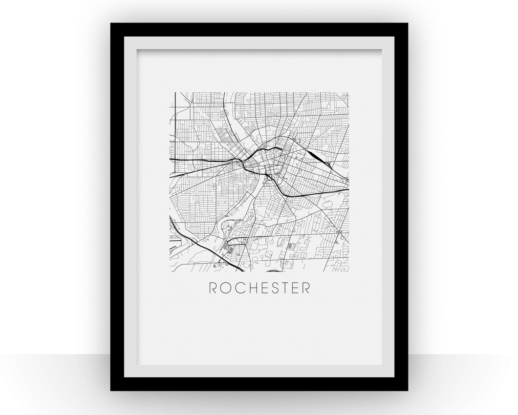 Rochester Map Print