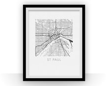 Charger l&#39;image dans la galerie, St Paul Map Print
