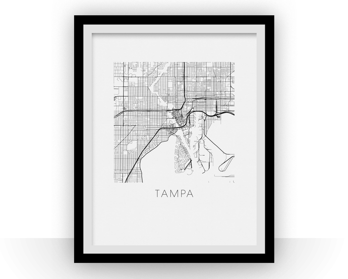 Tampa Map Print