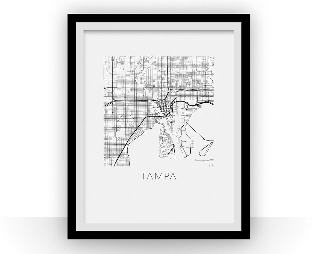 Tampa Map Print