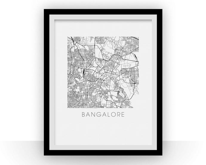 Bangalore Map Print