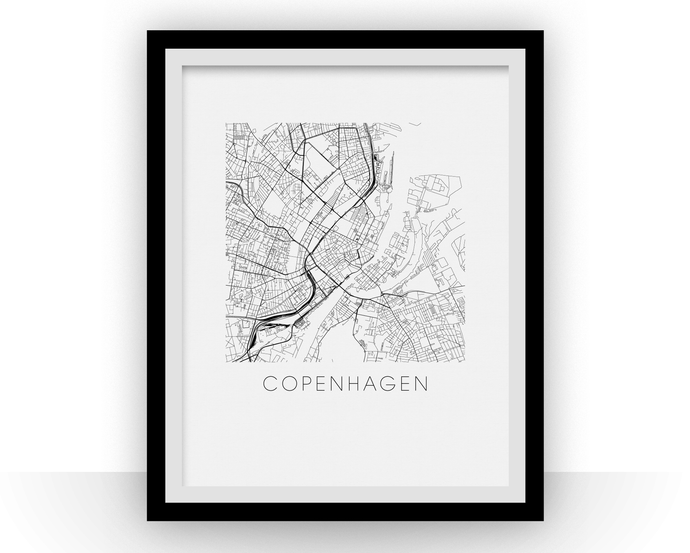 Copenhagen Map Print