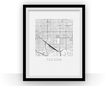 Load image into Gallery viewer, Tucson Map Print
