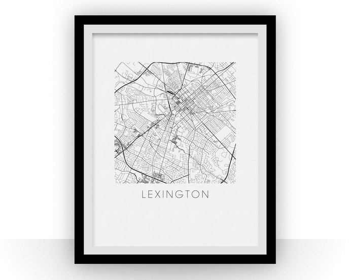 Lexington Map Print