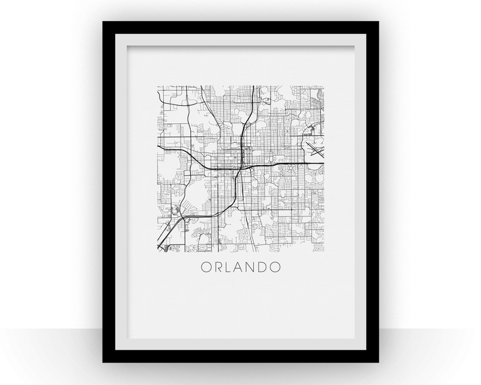 Orlando Map Print