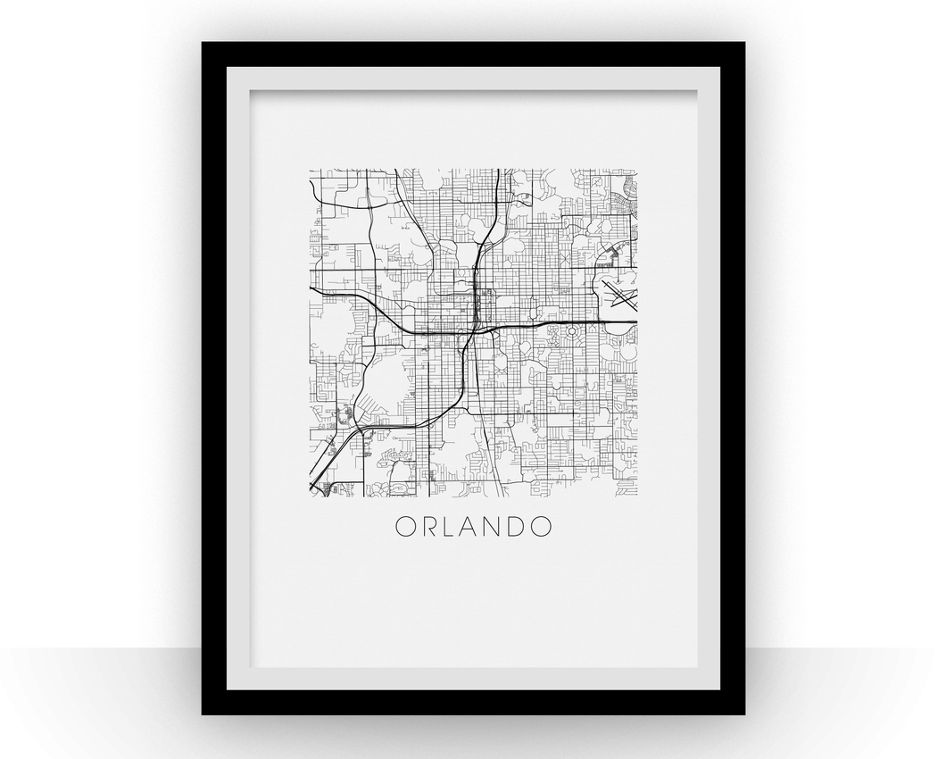 Orlando Map Print