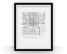 Charger l&#39;image dans la galerie, Oklahoma City Map Print
