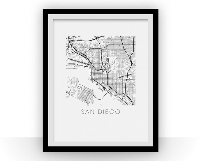 San Diego Map Print