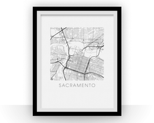 Charger l&#39;image dans la galerie, Sacramento Map Print
