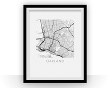 Charger l&#39;image dans la galerie, Oakland Map Print
