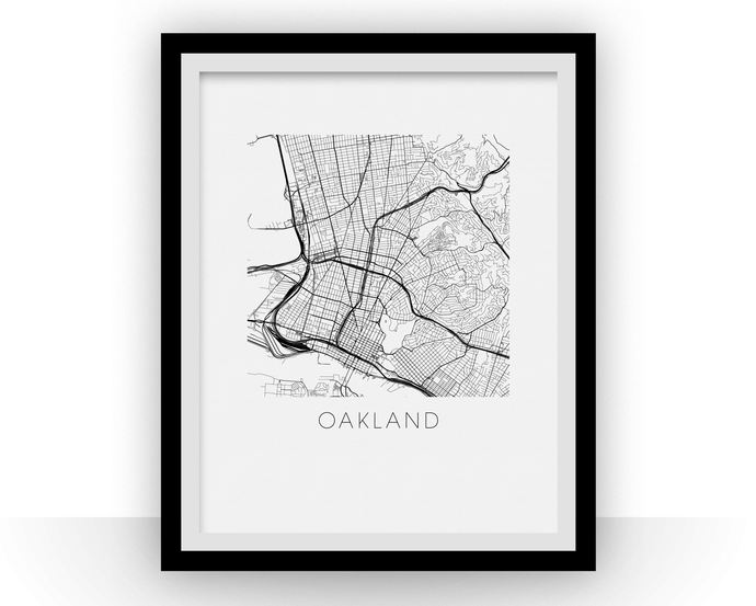 Oakland Map Print