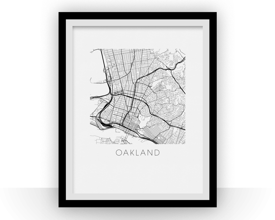 Oakland Map Print