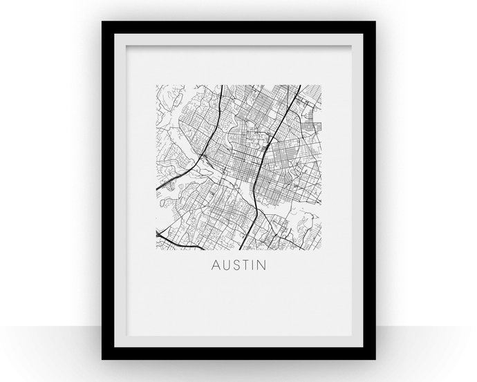 Austin Map Print