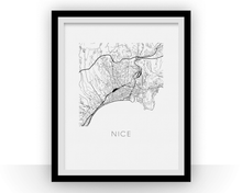 Charger l&#39;image dans la galerie, Nice Map Print
