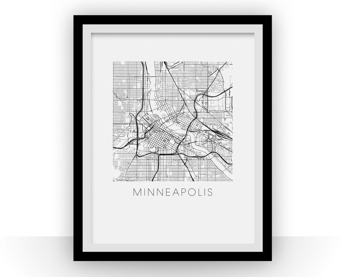 Minneapolis Map Print