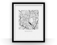 Charger l&#39;image dans la galerie, Madrid Map Print
