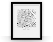 Load image into Gallery viewer, Vienna Map Print
