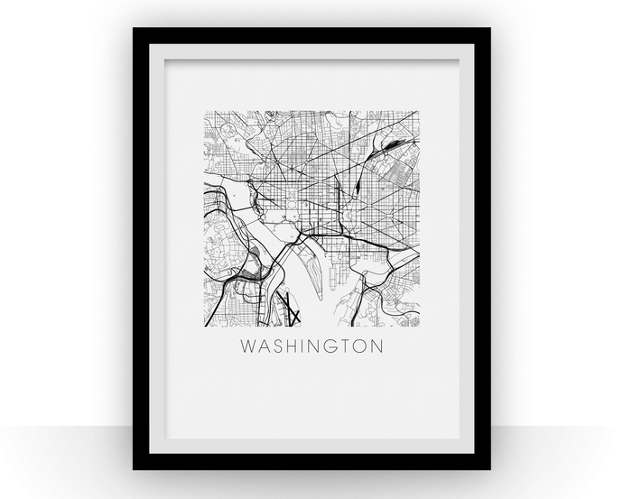 Washington Map Print