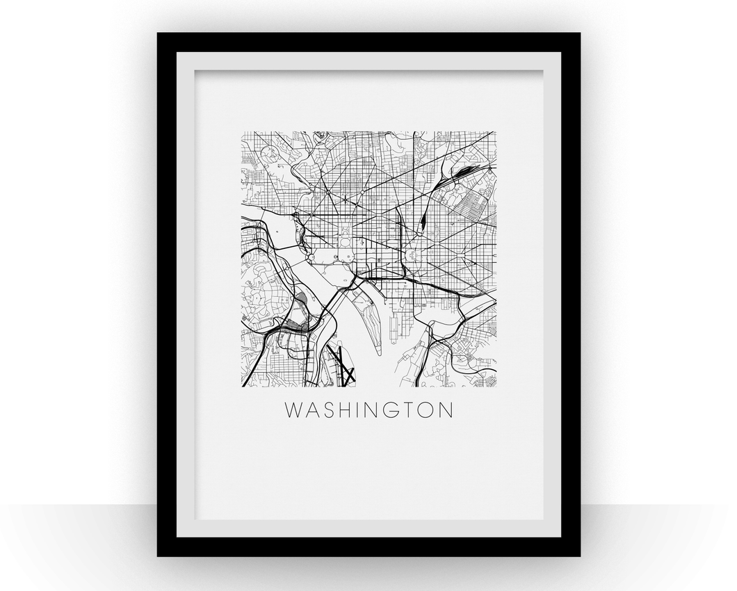 Washington Map Print