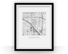 Charger l&#39;image dans la galerie, Anaheim Map Print
