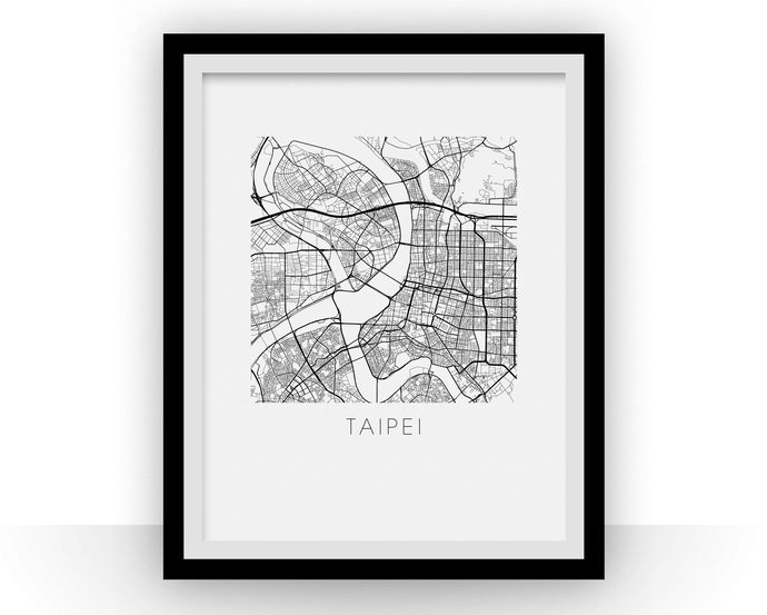 Taipei Map Print