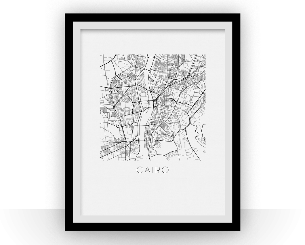 Cairo Map Print