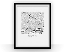 Charger l&#39;image dans la galerie, Newark Map Print
