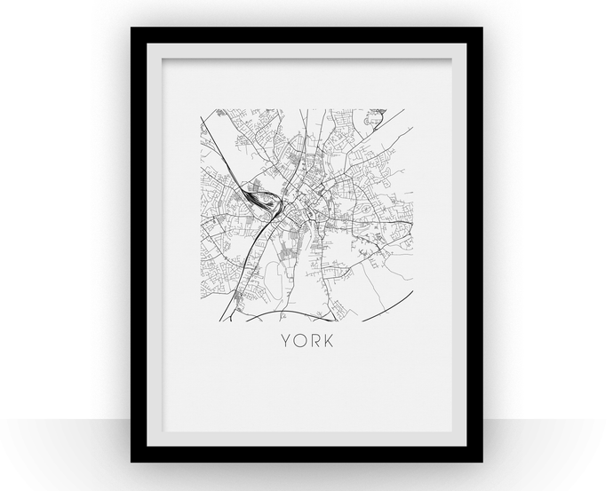 York Map Print